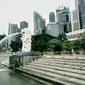 Patung Merlion Singapura. (dok. Jay Ang/Unsplash)