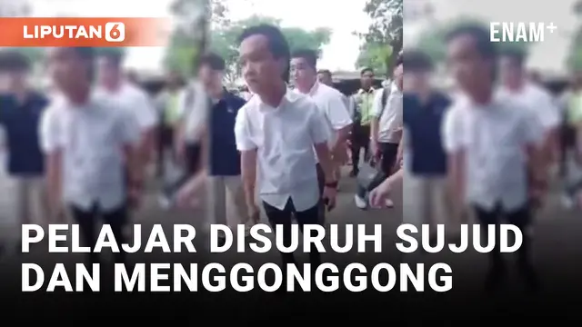VIDEO: Viral! Wali Murid Paksa Pelajar Sujud dan Menggonggong