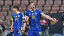 Bosnia kemudian memaksakan skor sama kuat lewat gol Haris Tabakovic pada menit ke-79. (AP Photo/Armin Durgut)