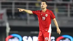 Gelandang Timnas Indonesia, Thom Haye, dalam duel melawan Chinese Taipei pada FIFA Matchday di Stadion Gelora Bung Tomo, Jakarta, Jumat (6/9/2025). (Bola.com/Abdul Aziz)