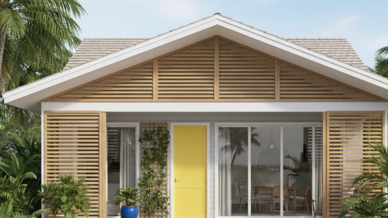 Desain Rumah Tropis Kecil dengan Ventilasi Maksimal