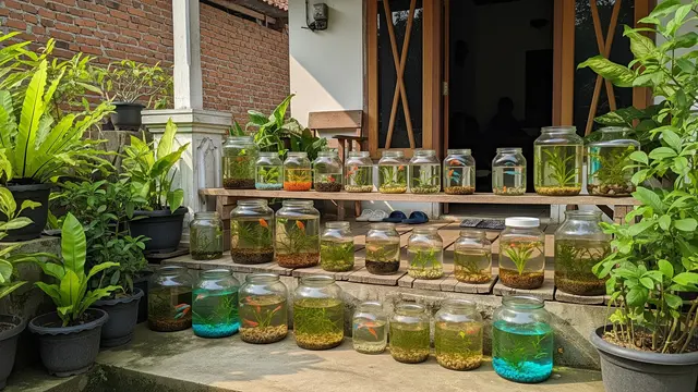 Ide Ternak Ikan Mini di Stoples Kaca Bikin Rumah Jadi Estetik dan Menguntungkan
