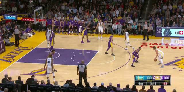 VIDEO : GAME RECAP NBA 2017-2018, Warriors 127 Vs Lakers 123