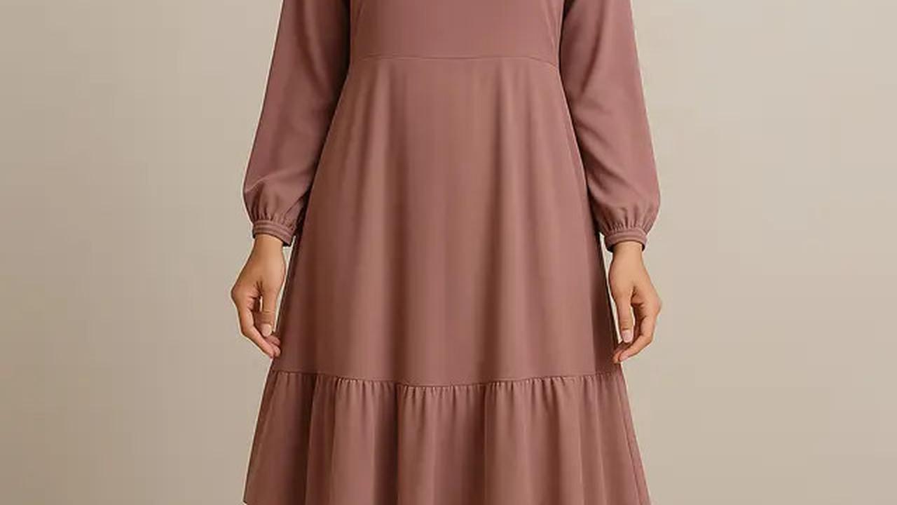 8 Model Gamis Syari Bahan Jatuh Enggak Bikin Gerah, Stylish untuk Berbagai Acara di 2025