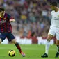 Cristiano Ronaldo dan Lionel Messi (JAVIER SORIANO / AFP)