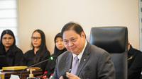 Menteri Perekonomian Airlangga Hartarto melakukan pertemuan dengan British Group Inter-Parliamentary Union yang berlangsung, Selasa 18 Februari 2025 lalu. (Foto: @airlanggahartarto_official).