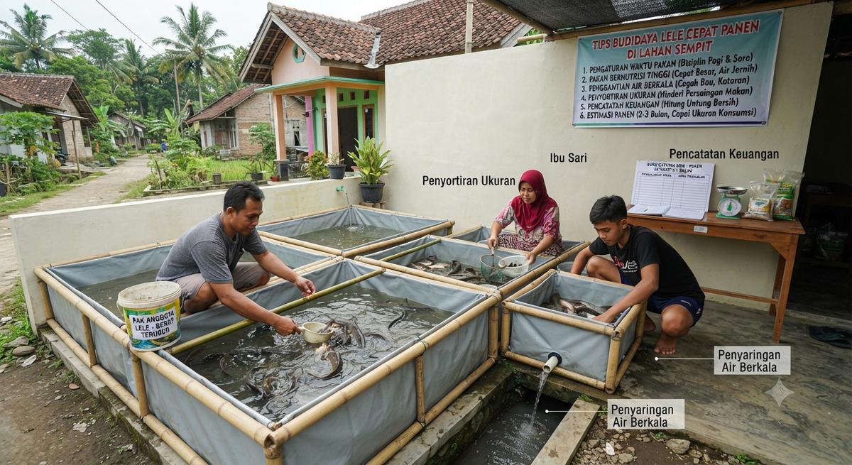 Tips Agar Lele Cepat Panen dan Tidak Rugi