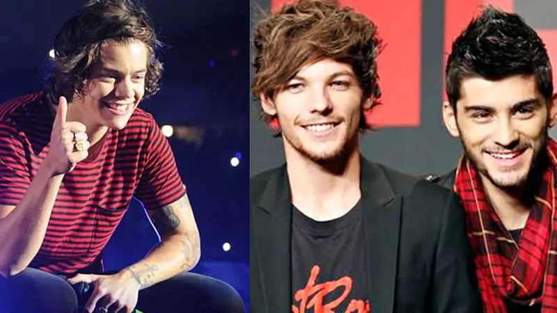 Harry Styles vs Louis Tomlinson dan Zayn Malik