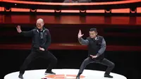 Selain jago bisnis dan pintar nyanyi, Jack Ma juga hebat memeragakan kungfu (Dok: Jet Li/Facebook)