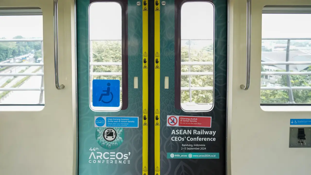 LRT Jabodebek siap memberikan dukungan penuh dalam menyukseskan acara  ASEAN Railway CEOs’ Conference (ARCEOs’ Conference) ke-44 di Bandung