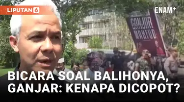 Ganjar Buka Suara Soal Pencopotan Baliho Kampanyenya di Bali