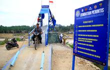 Jembatan Gantung Lubuk Sidup Pulihkan Nadi Ekonomi dan Mobilitas Masyarakat di Aceh Tamiang