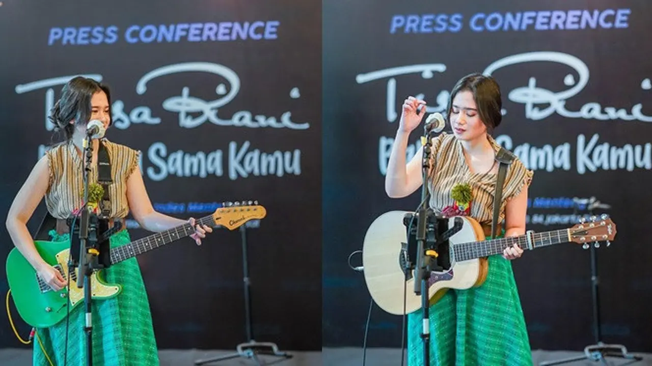 Ditemani Dul Jaelani, Ini 6 Momen Tissa Biani Launching Single Perdana