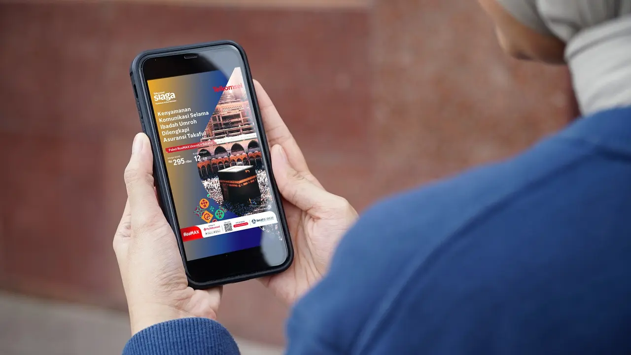 Telkomsel menghadirkan bundling Paket RoaMAX Umroh – Takaful (Telkomsel)