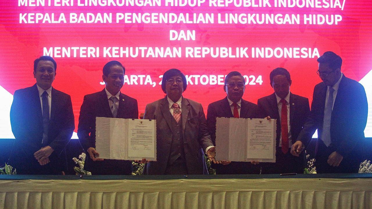 Sertijab Menteri Lingkungan Hidup dan Menteri Kehutanan
