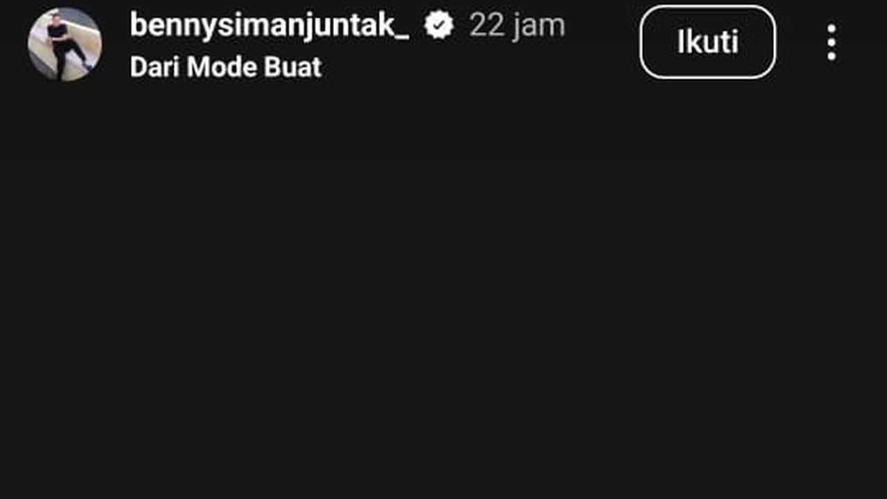 Ternyata Ini Alasan Benny Simanjuntak yang Kini Diam di Kasus Jonathan Frizzy