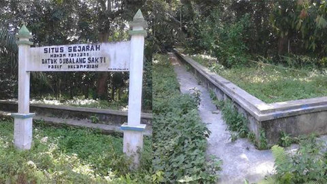 Makam Datuk Dubalang Sakti panjangnya sampai 10 meter