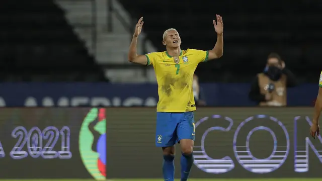 Hasil Copa America 2021  Brasil Libas Peru