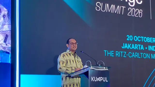 Dirjen AHU, Widodo sampaikan dukungannya untuk memberikan kepastian hukum bagi pelaku usaha dalam gelaran konferensi Connect for Change Summit di Jakarta pada Selasa, (20/10/2026).