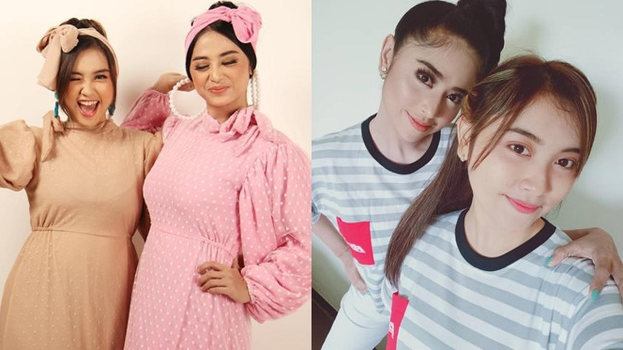 Selalu Kompak, Ini 6 Potret Dewi Perssik dan Lebby Wilayati Pakai Baju Kembar
