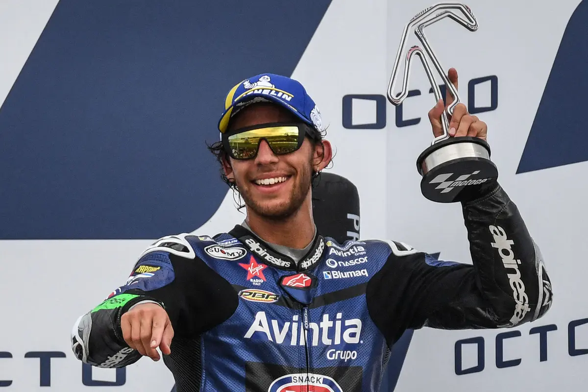 Foto: Berikan Kejutan Besar, Enea Bastianini Naik Podium dengan Motor Gaek di MotoGP San Marino 2021