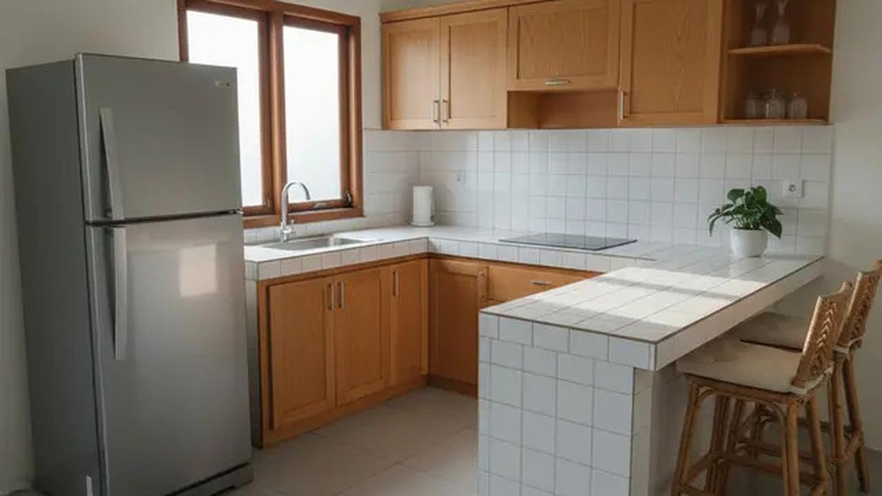 9 Model Dapur Kecil dengan Meja Bar, Solusi Hemat Ruang Tetap Estetik