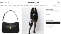 Tak Hanya Mobil, Istri Pejabat Kemensetneg Esha Rahmansah Abrar Juga Punya Tas Mewah YSL.&nbsp; foto: Farfetch.com