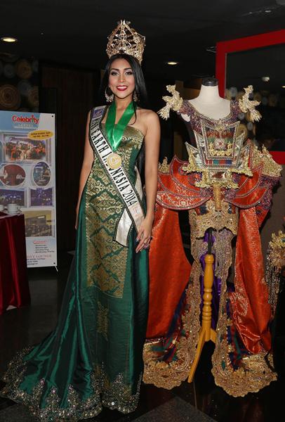 Annisa Ananda Nusyirwan sabet empat penghargaan dalam Miss Earth 2014 di Manila, Filipina. | Foto: dok. Vemale