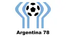 Logo Piala Dunia 1978 di Argentina. Warna biru muda mewakili bendera Argentina. Logo dengan gambar bola yang sedang diangkat oleh tangan (Istimewa)