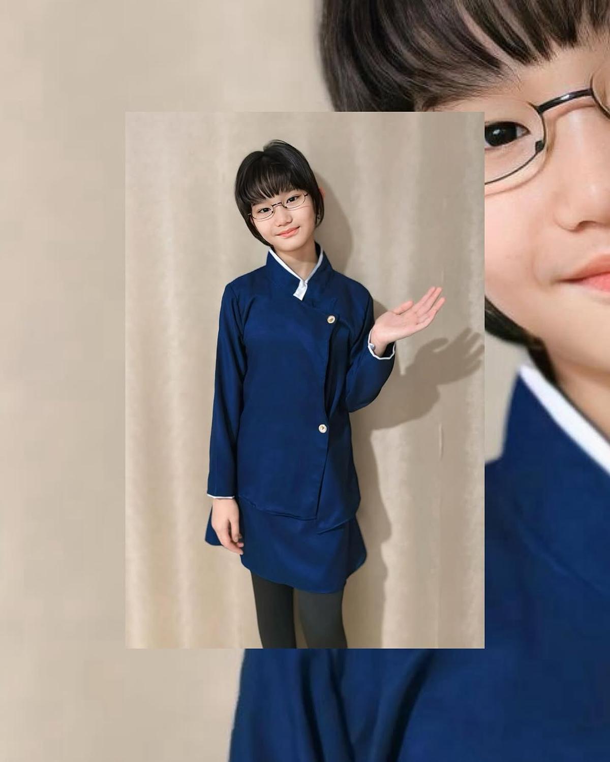 Potret Bilqis saat Cosplay Jadi Maki Zenin dari Anime 'JUJUTSU KAISEN', Banjir Pujian