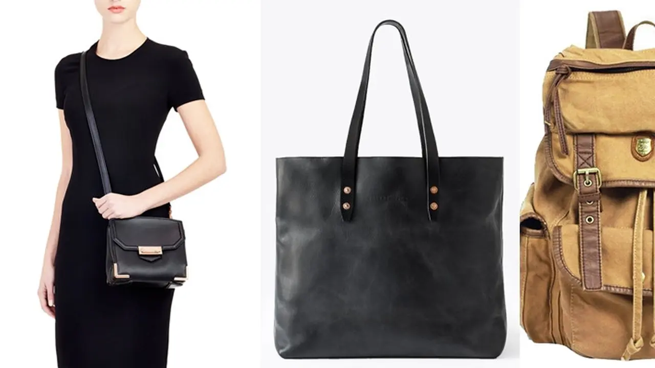 [Bintang] Gaya dengan Mini Sling Bag, Black Tote Bag, dan Backpack