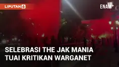 Selebrasi The Jak Mania di depan Ambarukmo Plaza, Jl Solo. Selebrasi ini diadakan pada Kamis (28/11/2024) pukul 00:39 WIB