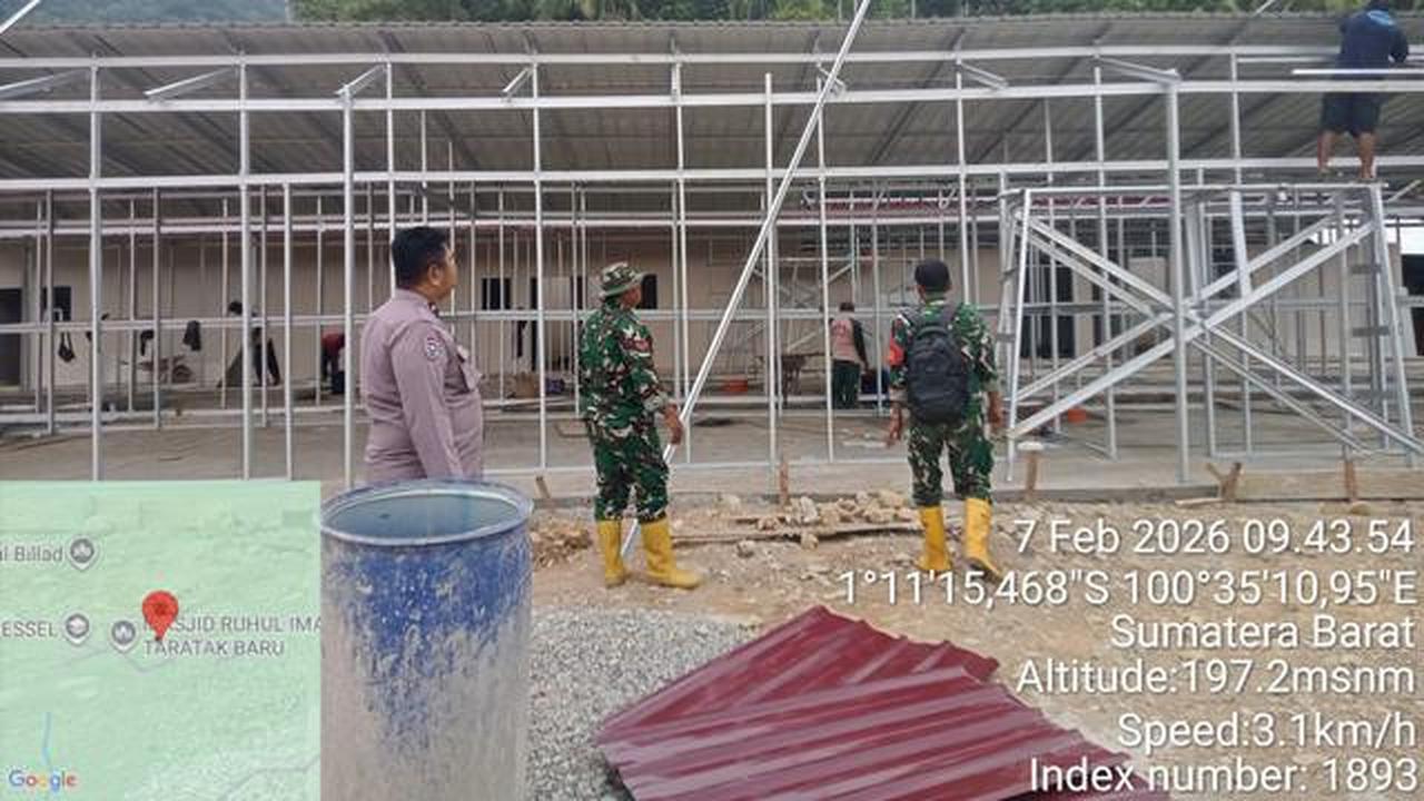 Pemerintah Kebut Pembangunan Hunian Sementara agar Warga Terdampak Bencana Bisa Nyaman Berpuasa