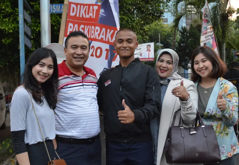 Calon Paskibraka 2017 Naufal Ramadhan Foto Bersama Keluarga Tercinta