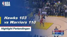 Kevin Durant dan Klay Thompson bergabung dengan 53 poin untuk memimpin Warriors dalam kemenangan atas Hawks, 110-103.