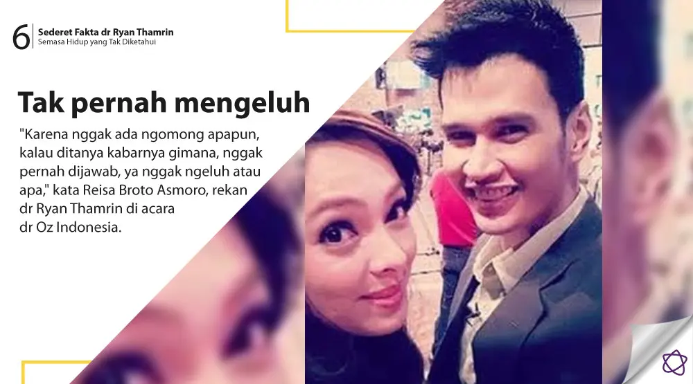 Sederet Fakta dr Ryan Thamrin Semasa Hidup yang Tak Diketahui. (Foto: Instagram/reisabrotoasmoro, Desain: Nurman Abdul Hakim/Bintang.com)