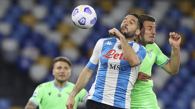 FOTO: Menang 5-2 atas Lazio, Napoli Ramaikan Persaingan Papan Atas - Konstantinos Manolas; Sergej Milinkovic-Savic
