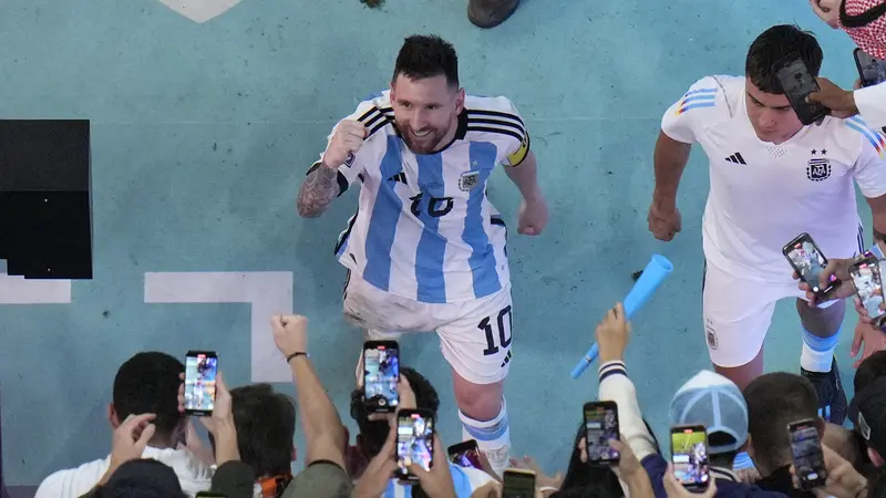 Lionel Messi - Argentina - Piala Dunia 2022 - 10 Desember 2022-2