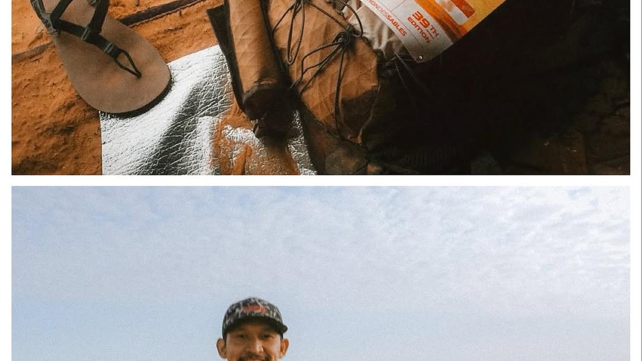 Diego Yanuar Adik Andien Sukses Taklukkan Marathon 250 Km di Gurun Sahara, Lari Cuma Pakai Sandal