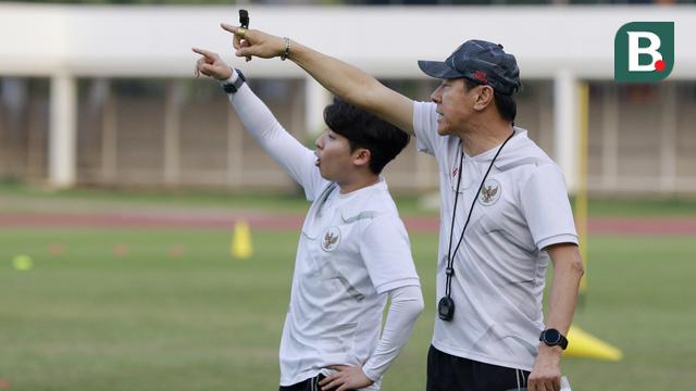 Foto: Shin Tae-yong Genjot Latihan Timnas Indonesia U-19 Jelang Piala AFF U-19 2022