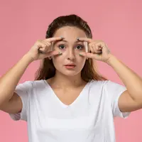 Ilustrasi mata sakit, kedutan. (Photo by Kamran Aydinov on Freepik)