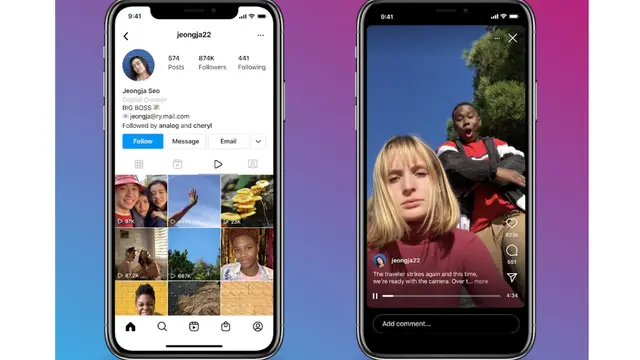 Instagram hadirkan tab Video, mengembalikan IGTV berdurasi panjang ke aplikasi utama.