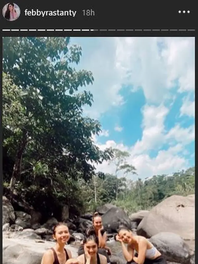 7 Momen Seru Febby Rastanty, Jessica Mila dan Yuki Kato Trekking Bareng