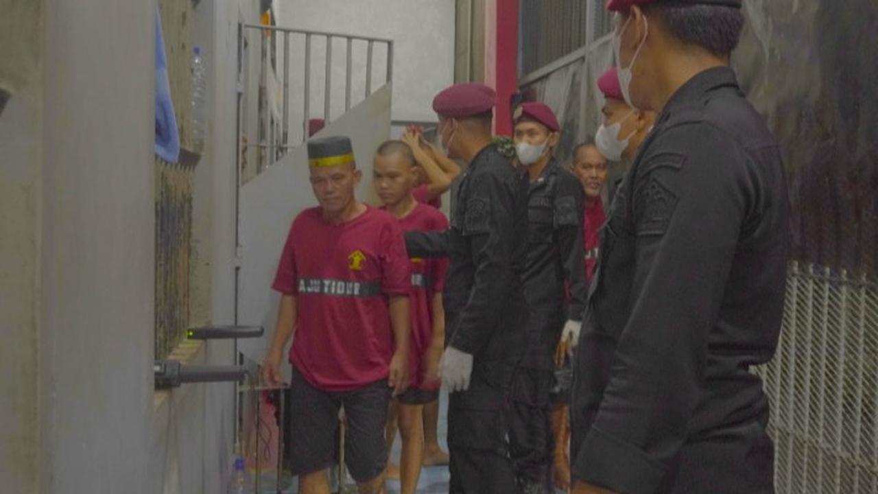 Sinergitas dengan Aparat Penegak Hukum, Lapas Tarakan Gelar Razia Gabungan