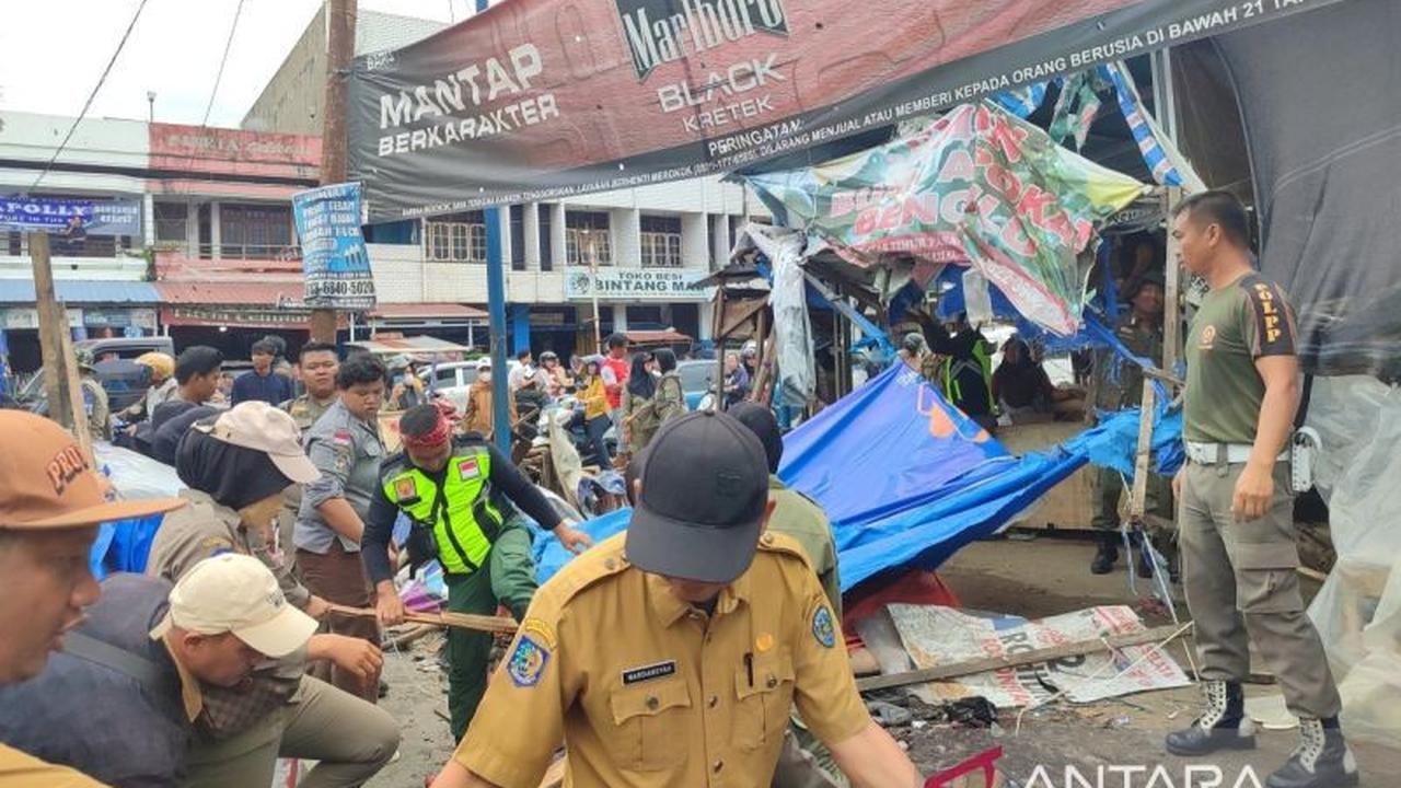 Pemkot Bengkulu Tegaskan Aturan, Setop Pembangunan Kios Pasar Minggu