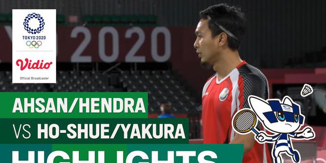 VIDEO: Highlights Bulutangkis Olimpiade Tokyo 2020, Ahsan / Hendra Menang atas Wakil Kanada