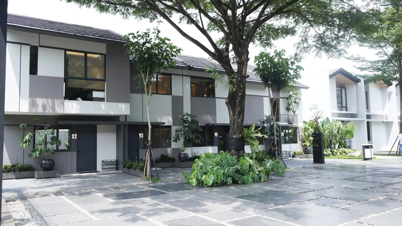Produk rumah tapak yang dikembangkan oleh PT Lippo Karawaci Tbk (LPKR), yaitu XYZ Livin dan Cendana di Park Serpong. (Dok Lippo)