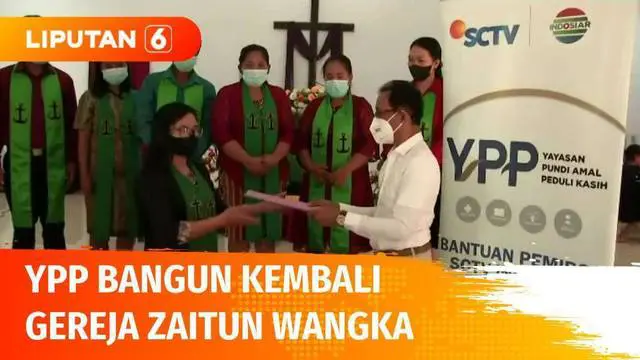 VIDEO: Sempat Hancur Terkena Gempa, Gereja Zaitun Wangka Kini Kembali Berdiri Kokoh