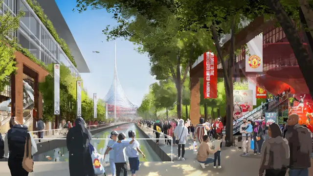 Desain calon stadion baru Manchester United