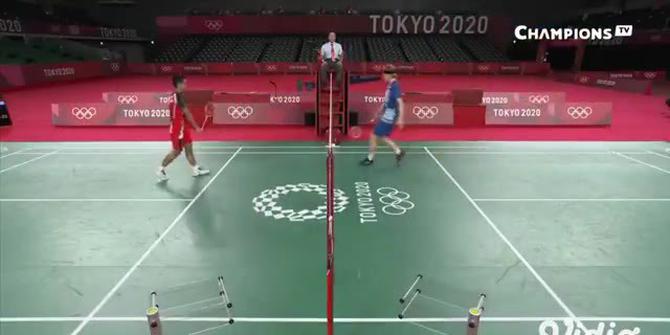 VIDEO: Badminton Olimpiade 2020, Momen Istimewa Ginting Singkirkan Pemain Unggulan Ketiga